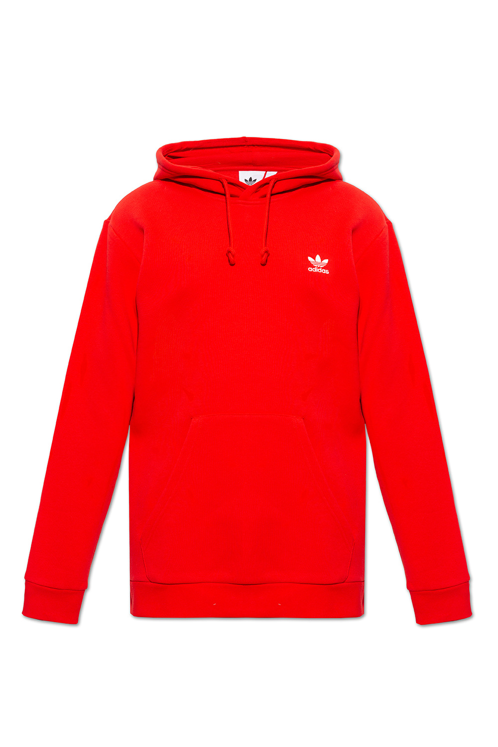 Red Hoodie with logo Kids adidas Originals SchaferandweinerShops Japan Kids adidas Trefoil logo performance leggings